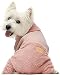 Fitwarm Turtleneck Knitted Dog Clothes Winter Outfits Pet Jumpsuits Cat Sweaters Pink Medium
