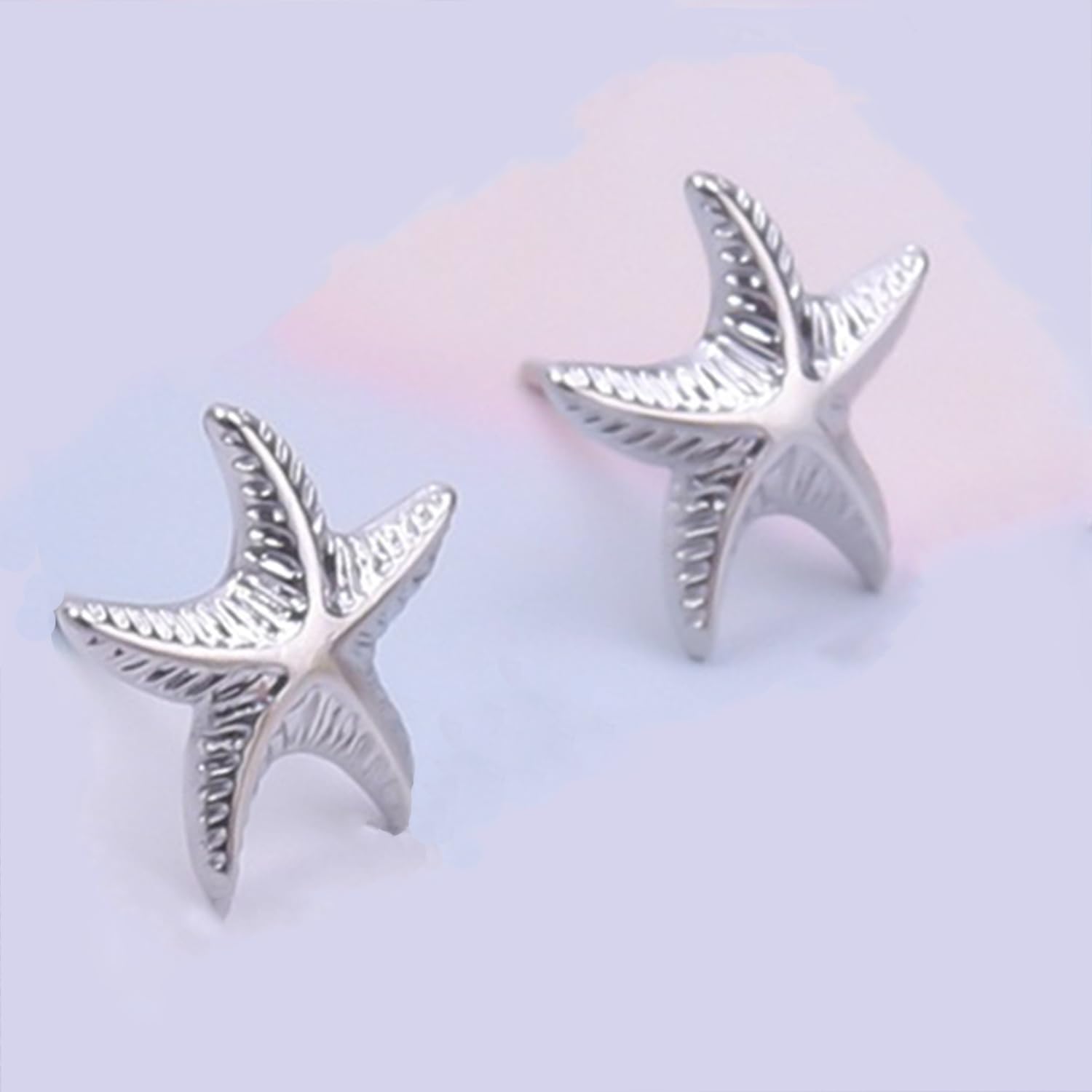 Rnivida Shell Studs Earrings Stainless Steel Ocean Themed Seashell Jewelry Gift for Women - Image 2