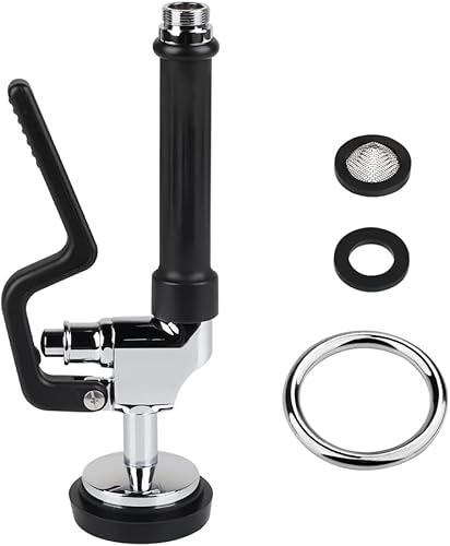 TNROTED Válvula pulverizadora preenjuague para grifo de cocina preenjuague comercial 142 GPM de alta presión cabezal de preenjuague comercial kit de