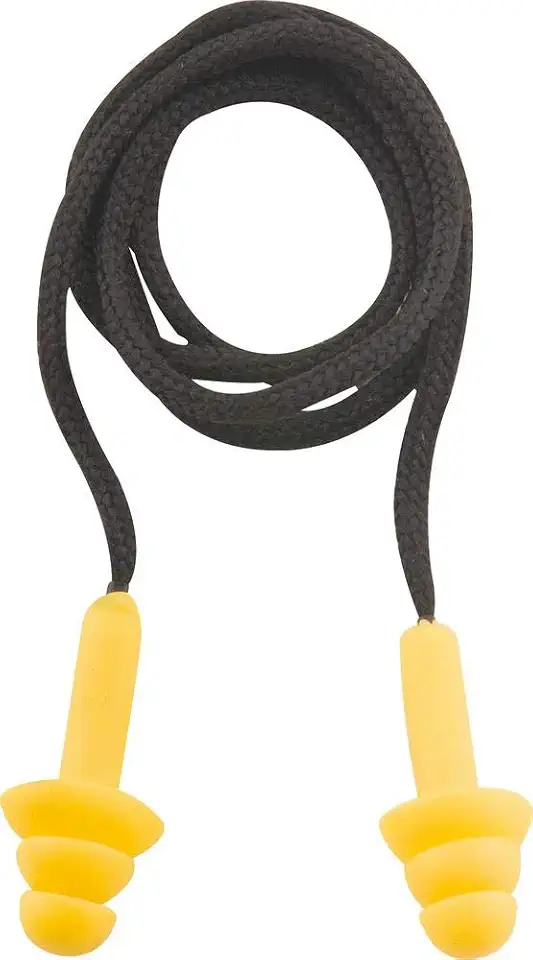 Vonder, Protetor Auditivo Tipo Plug, De Copolímero, Com Cordão Em Algodão.