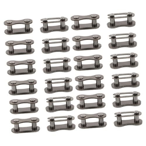 BCOATH 40pcs Speed Chain Single Speed Bicycle Chain Connector Quick Release Clip Buckle Lock for Road Biking