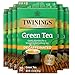 Twinings of London Decaffeinated Green Tea, 20 Count (Pack of 6)