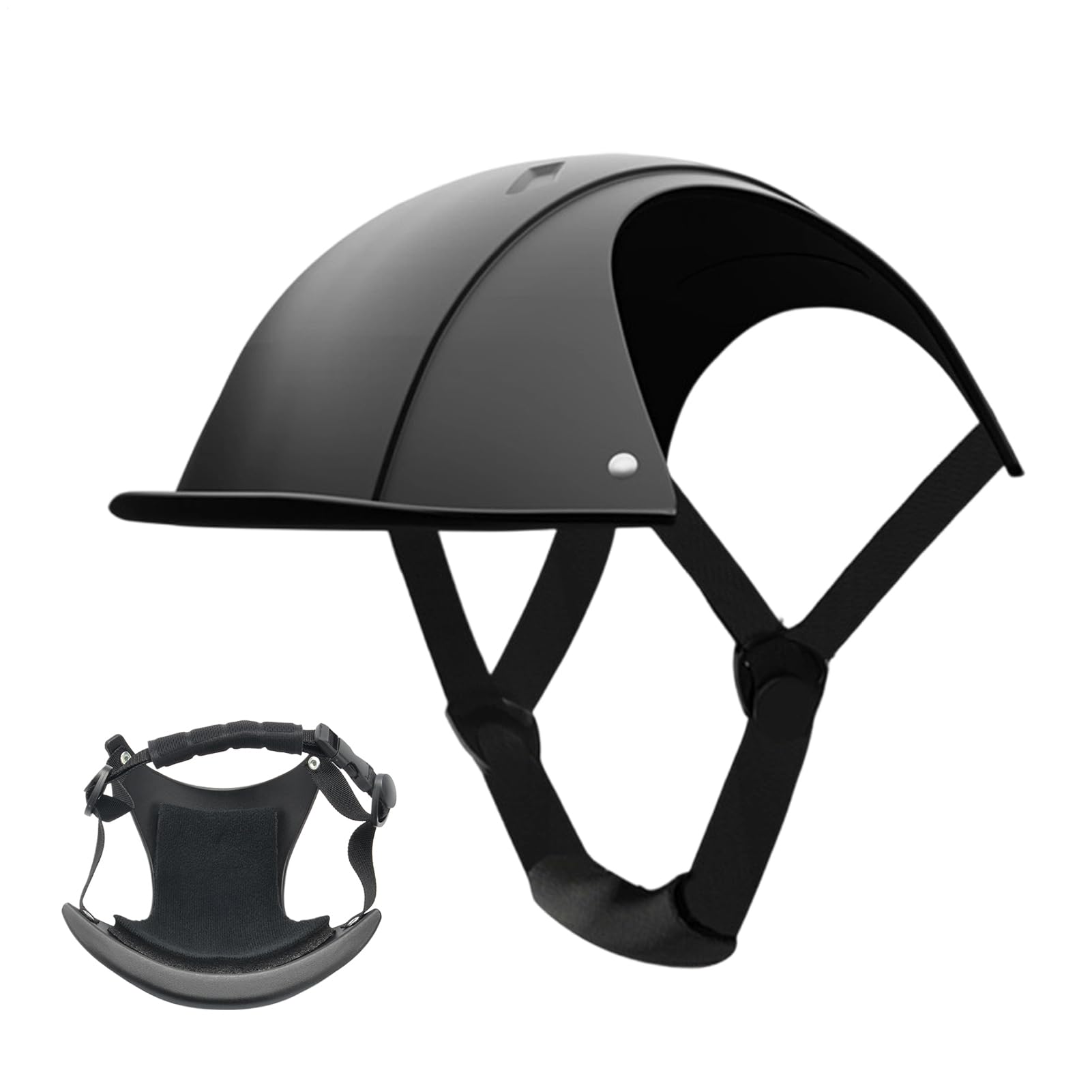 Para Perro – Casco impermeable que bloquea los rayos UV – Parasol para Mascotas – Traje de fiesta, Fotografía de Vacaciones en Interior, Equitación de Moto