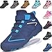 MARITONY Kinder Schuhe Jungen Mädchen Wanderschuhe Kinderschuhe Trekkingschuhe Sportschuhe Laufschuhe Turnschuhe Sneaker, Dunkel Blau 29EU