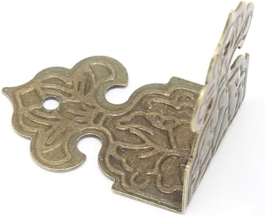 2021 12x Antique Bronze Decorative Jewelry Box Wood Case Feet Leg Corner Protector