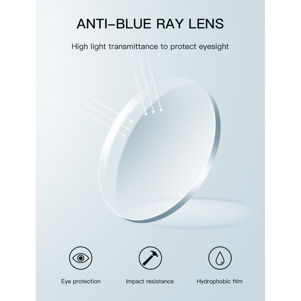 Blue Light Blocking Glasses Women Fashion Eyeglasses Cat Eye Glasses Frame TR90 Eyewear Half Metal
