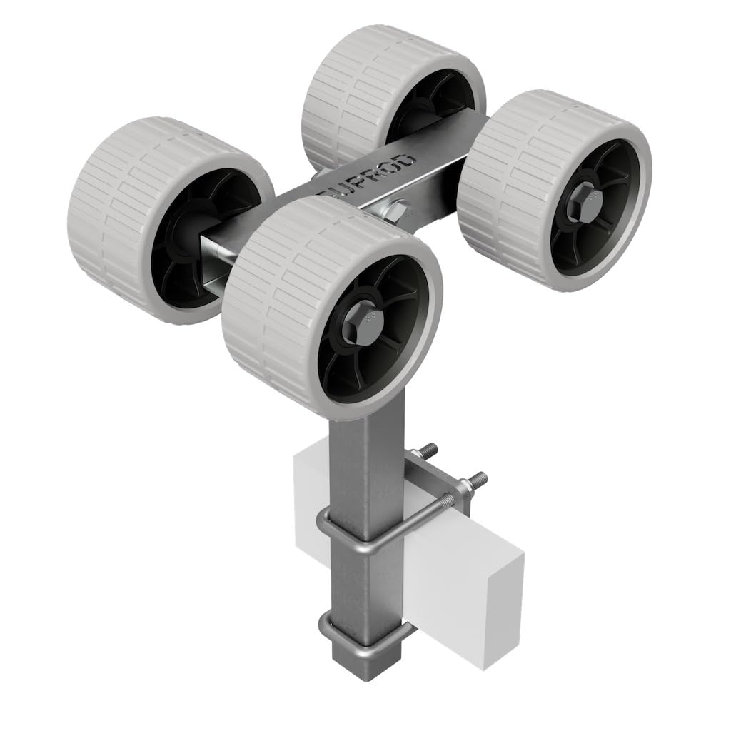 SUPROD Sliprollen Sliphilfe Bootstrailer Eva-Reifen Ø 120 mm 4er Set
