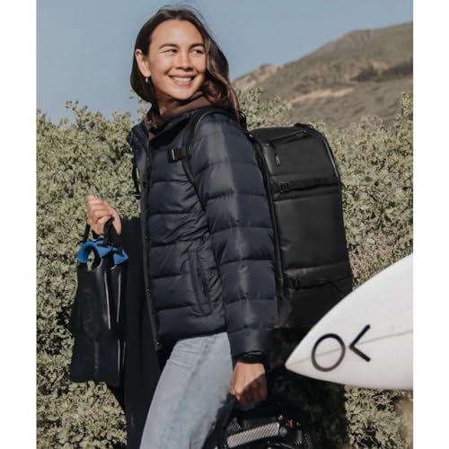 Db Journey Ramverk Pro Backpack - Lightweight, Heavy Duty Camera Backpack for Photographers with Laptop Compartment, Water-Resistant Camera Bag with Roller Bag Hook Up System, 32L - Blackout2