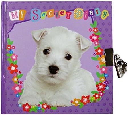 Secret Diary Girl's Puppy - 80 Pages with Lock & Key