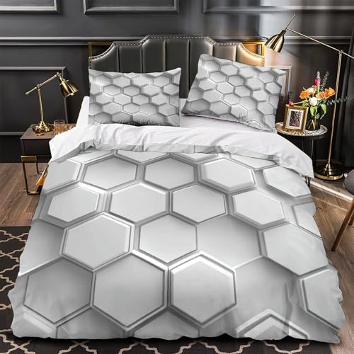 Parure de lit 140x200 ultra douce et hypoallergénique en microfibre - 2