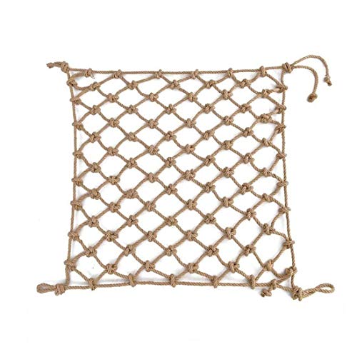 Filet de corde tissé main en chanvre naturel haut de gamme pour garde-corps de balcon 3x6m
