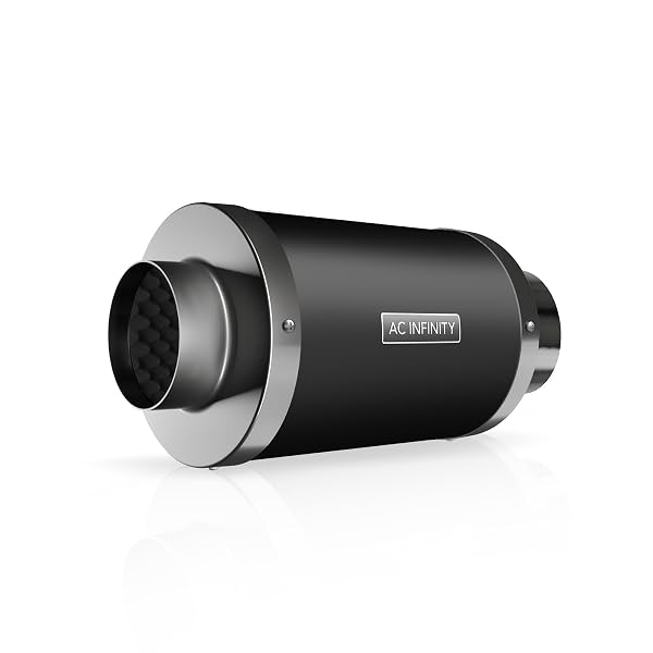 Ac Infinity Inline Duct Fan Silencer Aluminum Ducting fertilizer
