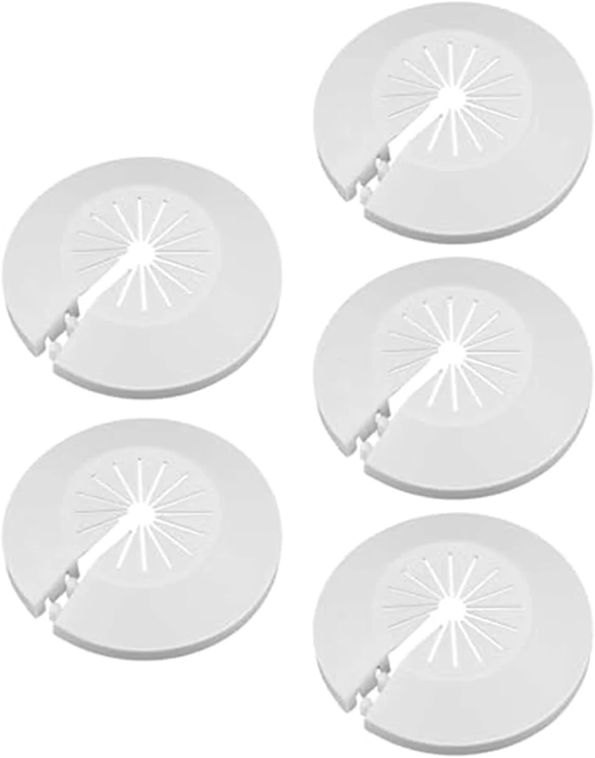Plumbing Cover Plates Plumbing Cover Plates,50pcs Heating Pipe Covers Bathroom Radiator Toilet Pipes Lightweight For Faucet Bathroom Kitchen Toilet