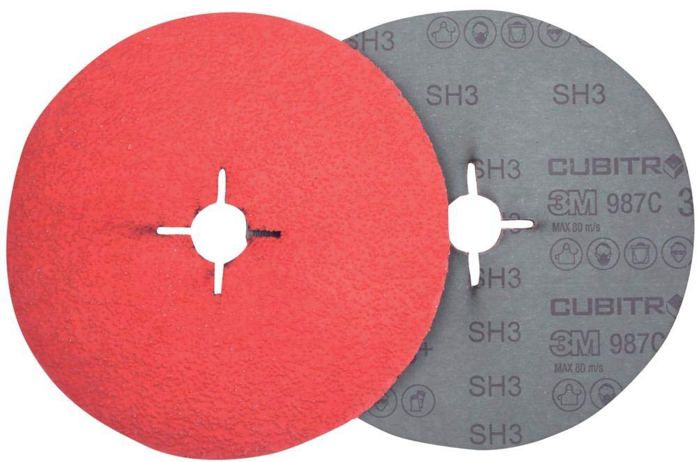 3M Cubitron™ II 987C Abrasive Fibre Disc – 125 mm bore 22 mm