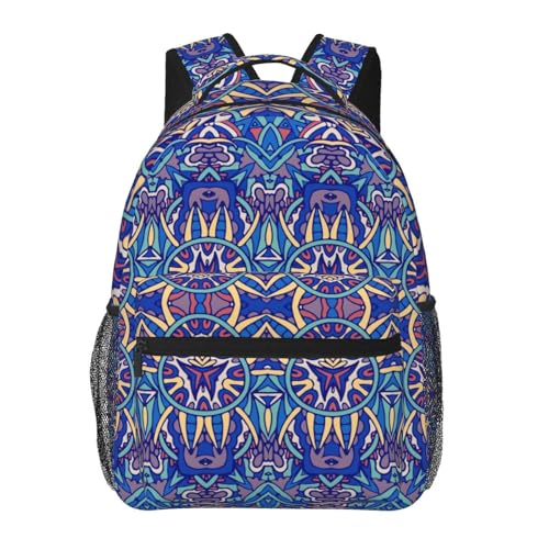 Mochila para portátil estilo bohemio de mediados de siglo para camping