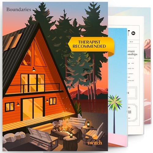 Switch Research Boundaries Journal - Psychologist Recommended Journal - Science Backed Self Care Journal - Charming Design for Women