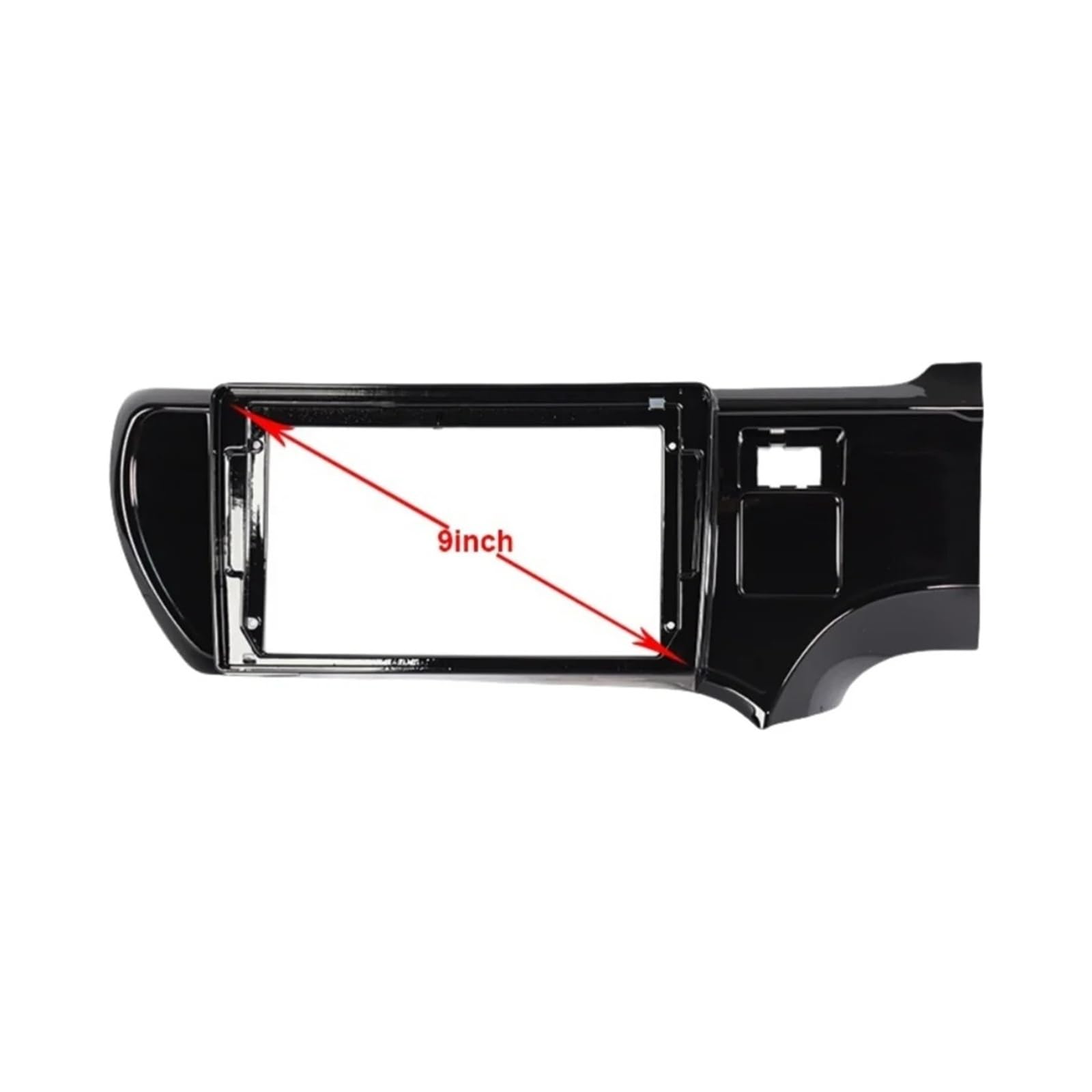 Mascherina Autoradio Cornice Stereo per Toyota per Aqua 2012 2013 2014 9 Pollici RHD UV Auto Radio Android Audio Schermo Multimedia Video Player Cablaggio Navigazione Telaio