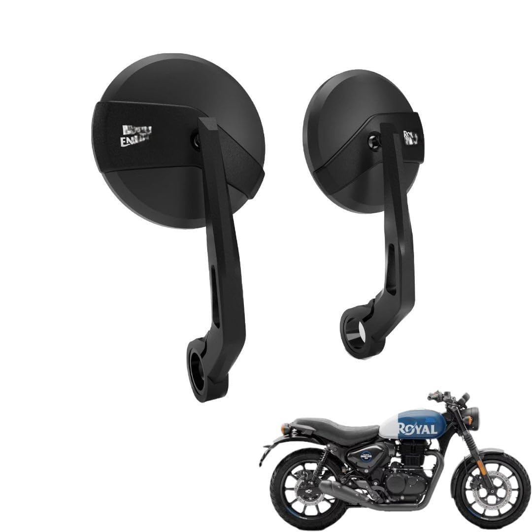 Generic ANSARI'S TRADERS Hunter 350 Heavy Handle Bar Mirrors - Image 1