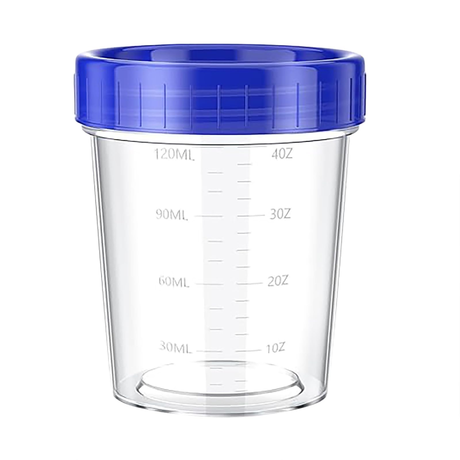Verre doseur en plastique avec couvercle – Tasse de cuisine transparente de 120 ml, marquages faciles à lire et design anti-fuite pour la pâtisserie, la cuisine et le mélange
