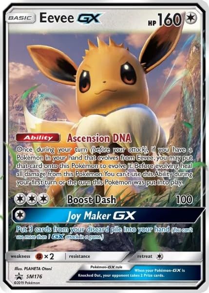Pokémon - Eevee GX Promo Card - SM176 - Ungraded