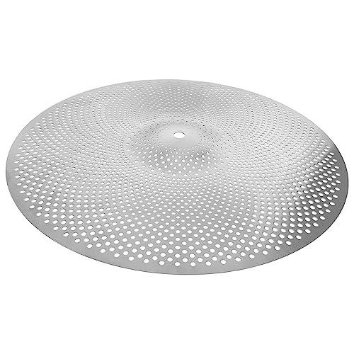 VICASKY 14in Silent Cymbals for Drum Kit Cymbal Muffler Mute Jazz Drum Fitting