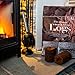 1 x 12 Pack of Coffee Husk Logs - Eco Alternative to Firewood - Suitable For Fireplace Open Fires Chimeneas Firepit Multi Fuel & Wood Burning Stoves - Burns Hotter Than Kiln-Dried Logs