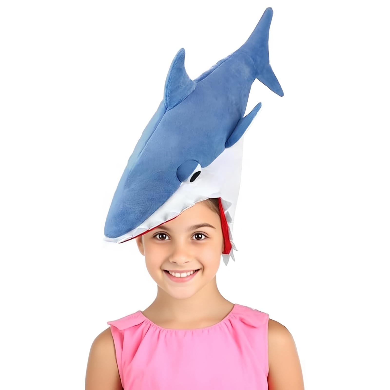DXPETA Shark Mask, Shark Face Mask for Parties and Cosplay, Shark Costume for Kids and Adults, Fish Mask with 60 Cm Circumference for Halloween and Under The Sea Events