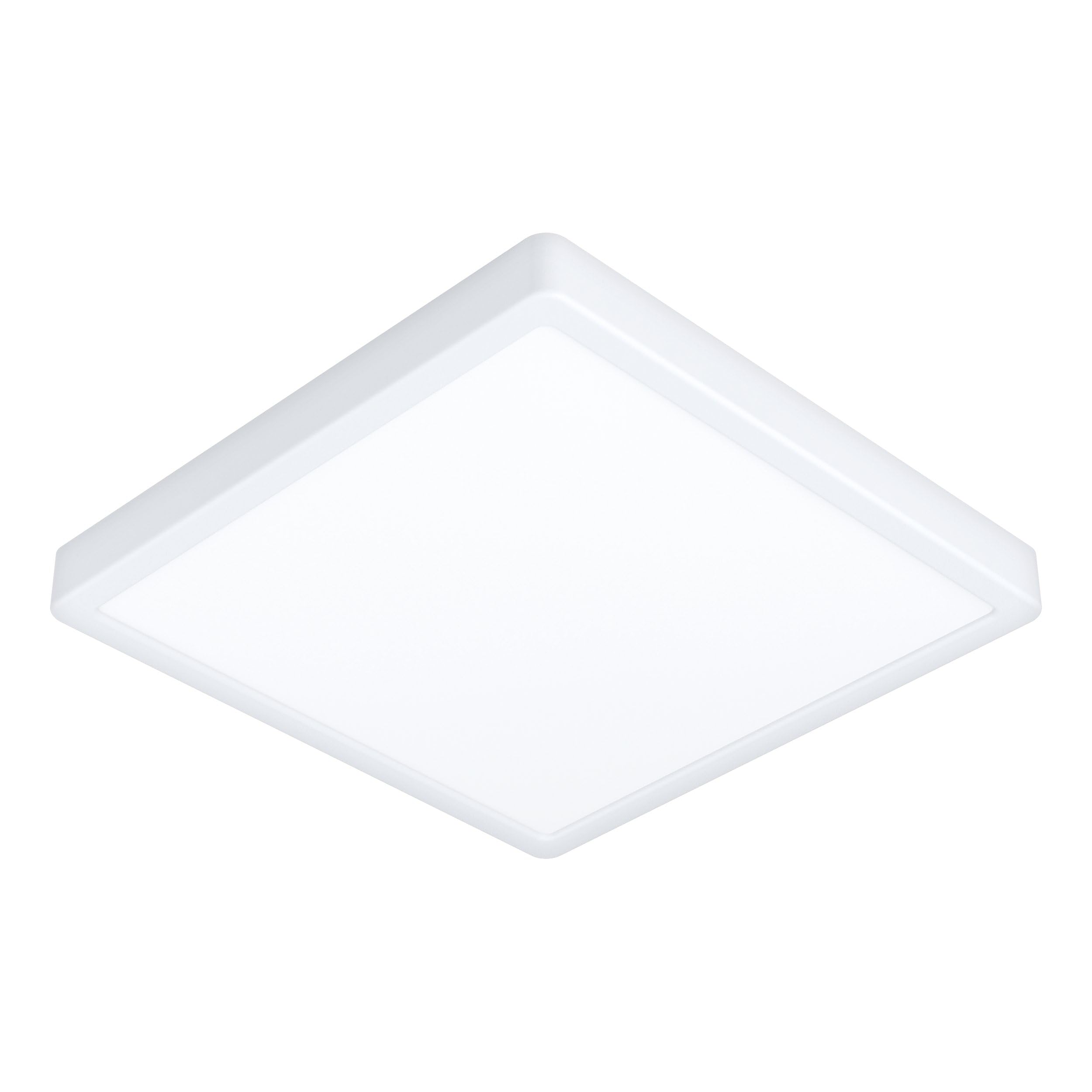 Eglo Connect.z Smart-Home LED Bathroom Ceiling Light Fueva 6-Z, 39 x 39 cm, ZigBee, app and Alexa Voice Control, Light Colour (Warm White-Cold White), dimmable Ceiling lamp, White, IP44
