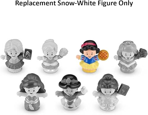 Miniatura 6 de Pieza de repuesto para el paquete de figuras de princesa Fisher-Price GKG98  Figura de repuesto blanca como la nieve  Sosteniendo un pastel