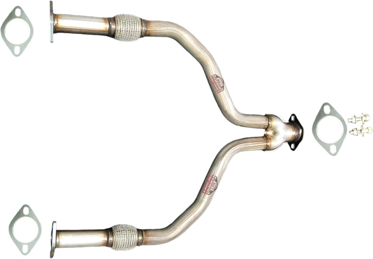 100-3148 STAINLESS STEEL FRONT EXHAUST FLEX Y PIPE FITS 2006 2007 2008 INFINITI M35X 3.5L ENG V6 AWD