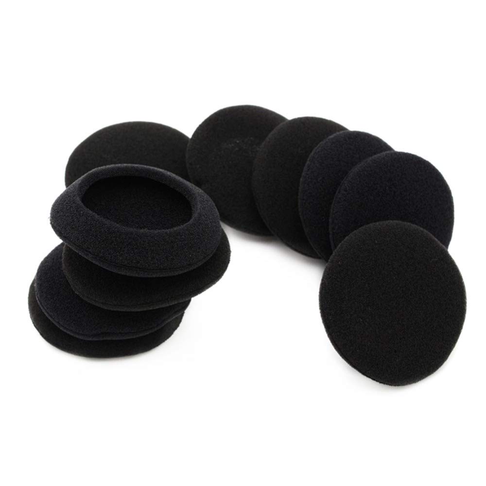 5 Pairs SHB4000WT Earpads Replacement Foam Ear Pads Pillow Cushion Cover Cups Parts Compatible with Philips SHB4000 SHB 4000WT Headphones (Black)