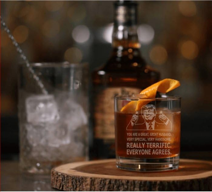 Miniatura 2 de Vaso de whisky Great Husband Trump Thumbs Up