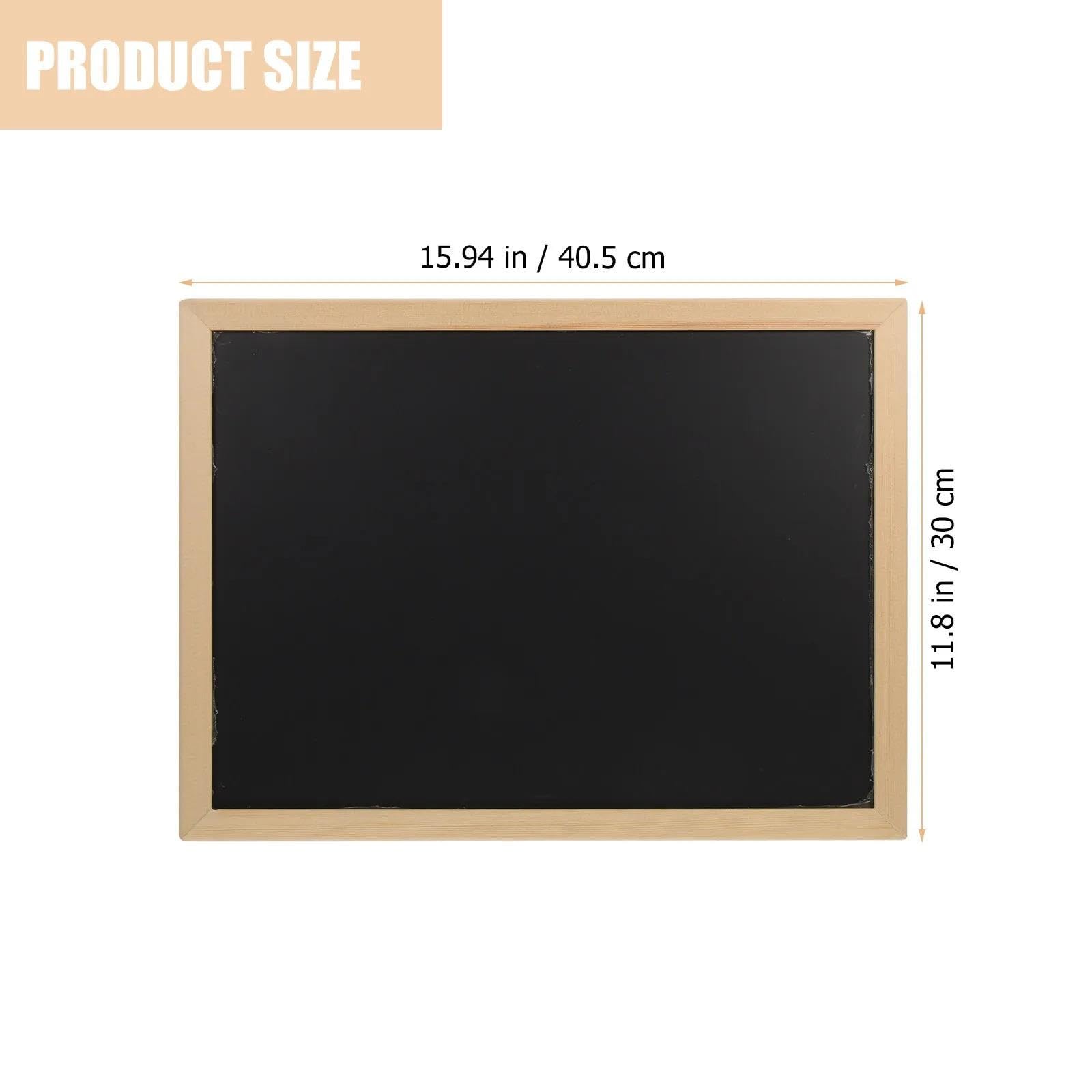 Mini Ardoise Tableau noir suspendu miniature en bois