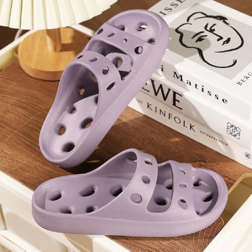 Shower Shoes with Drainage Holes Non-Slip Quick-Dry Pool, Beach, and Bathroom Slippers2