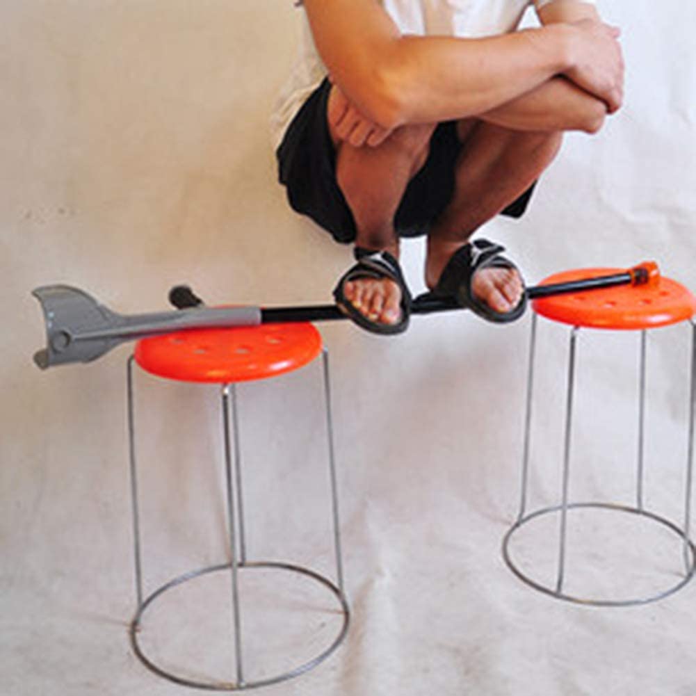 Stampelle per avambraccio regolabile con polsino aperto regolabile in altezza, avambraccio, gomito, ascelle bastone da passeggio assistenza, supporto per camminata in alluminio leggero con comoda