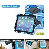 Travellor Extreme-Duty Case For Ipad 2/3/4-BLUE WHITE