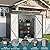 Outdoor Storage Shed with Lockable Doors, Galvanized Steel Garden Shed, Rust-Resistant Waterproof Metal Tool Storage for Backyard, Patio Lawn - Multiple Sizes & Colors Available (Dark Gray, 6X4 FT)