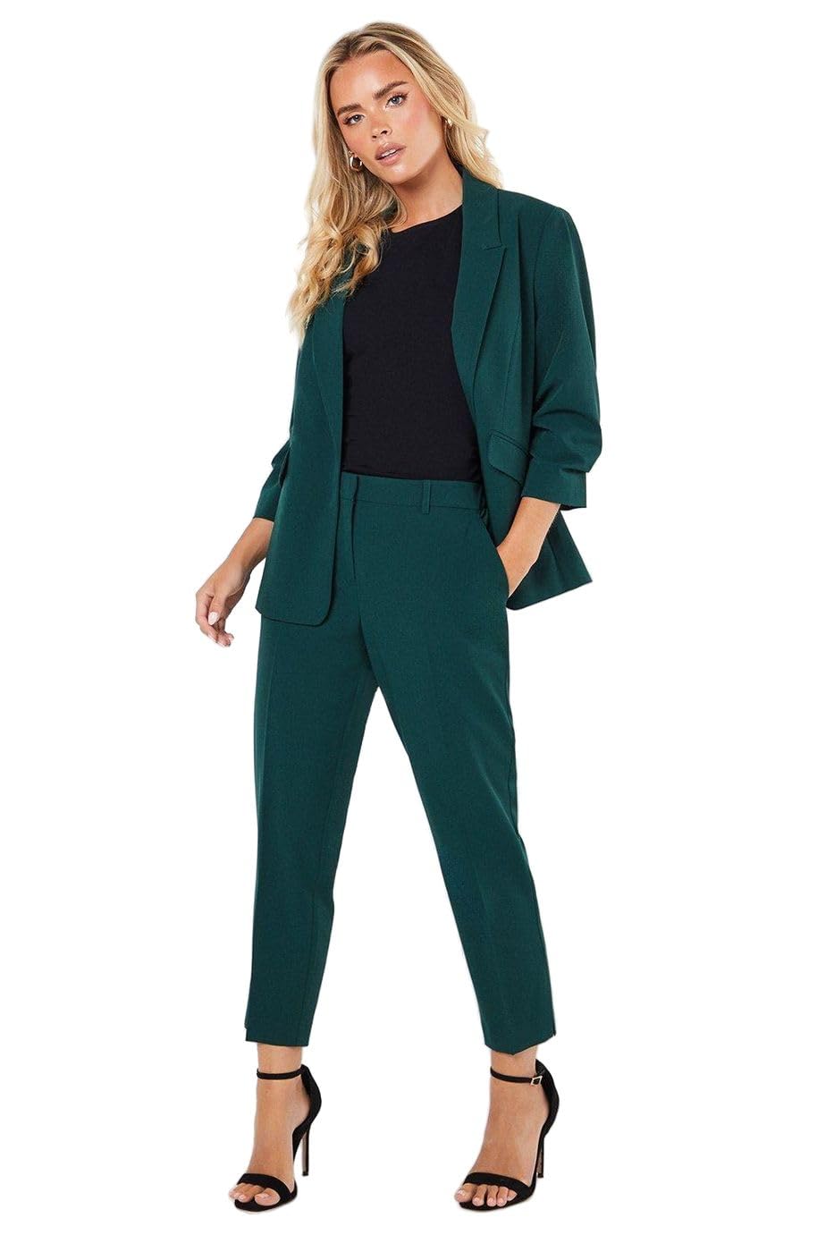 Dorothy Perkins Petite Women’s Plain Ankle Grazer Trousers