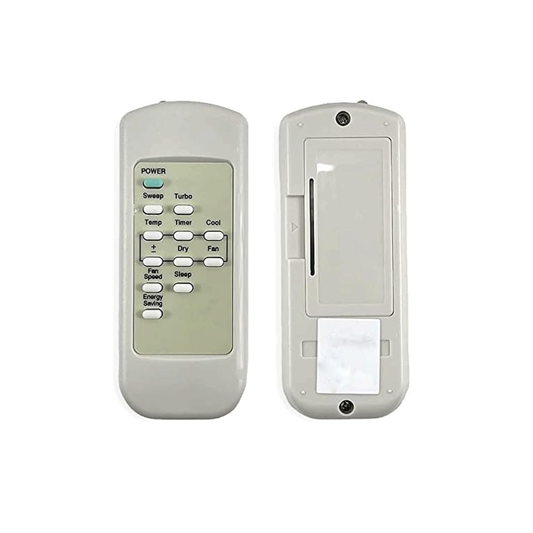 Replacement Remote Control Compatible with Carrier AC | Universal Remote for Split & Window Air Conditioners | White Plastic 4