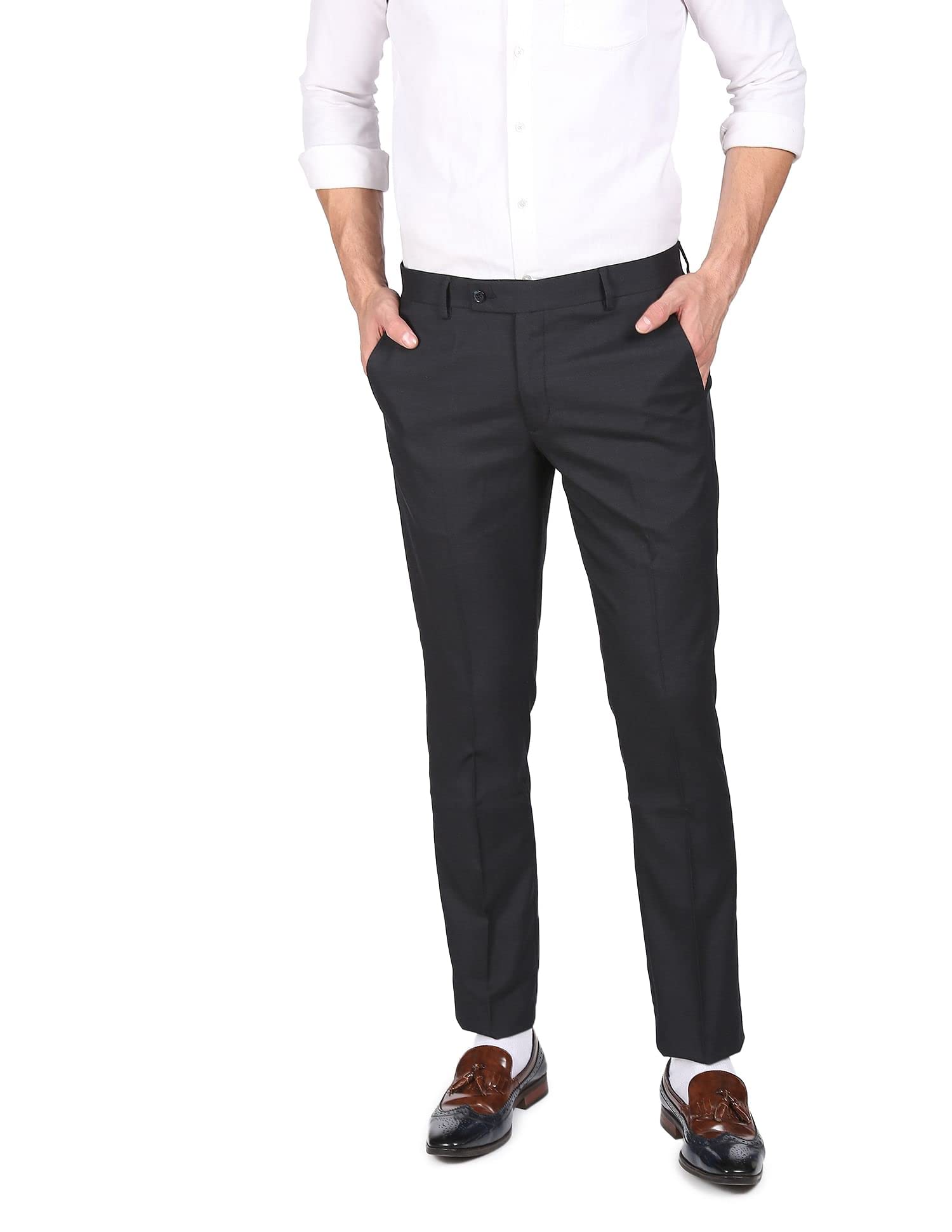 arrow Men's Regular Fit Pants-picture-31