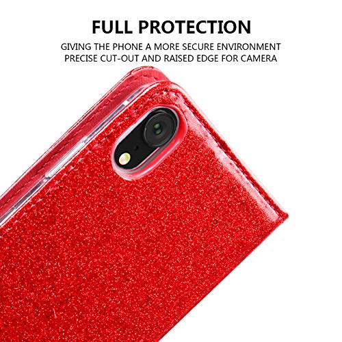 EATCYE Custodia per iPhone XR, Brillantini