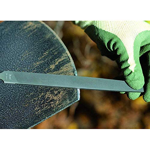 10 Inches Mill Bastard Cut File Carded- Saw Chain Sharpener Flat File- Chain Saw Sharpening Tool for General Chainsaw