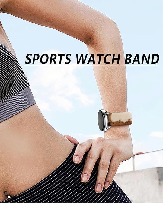 Sport Band Compatible with Galaxy Watch 6/5/4/5 Pro/4&6 Classic/ 3 (41mm) /Active 2&1 Women, 20mm Silicone Replacement Wristband Strap for Galaxy Watch 40mm 41mm 42mm 44mm 45mm 46mm image 3