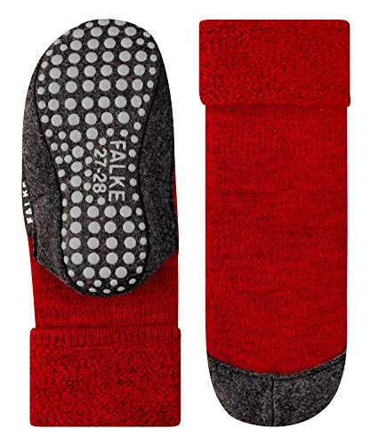 FALKE Unisex Kinder Cosyshoe Haussocken Wolle Schwar Grau viele weitere Farben verstärkte Hüttensocken ohne Muster atmungsaktiv einfarbig Noppendruck rutschhemmend auf der Sohle 1 Paar - Image 6