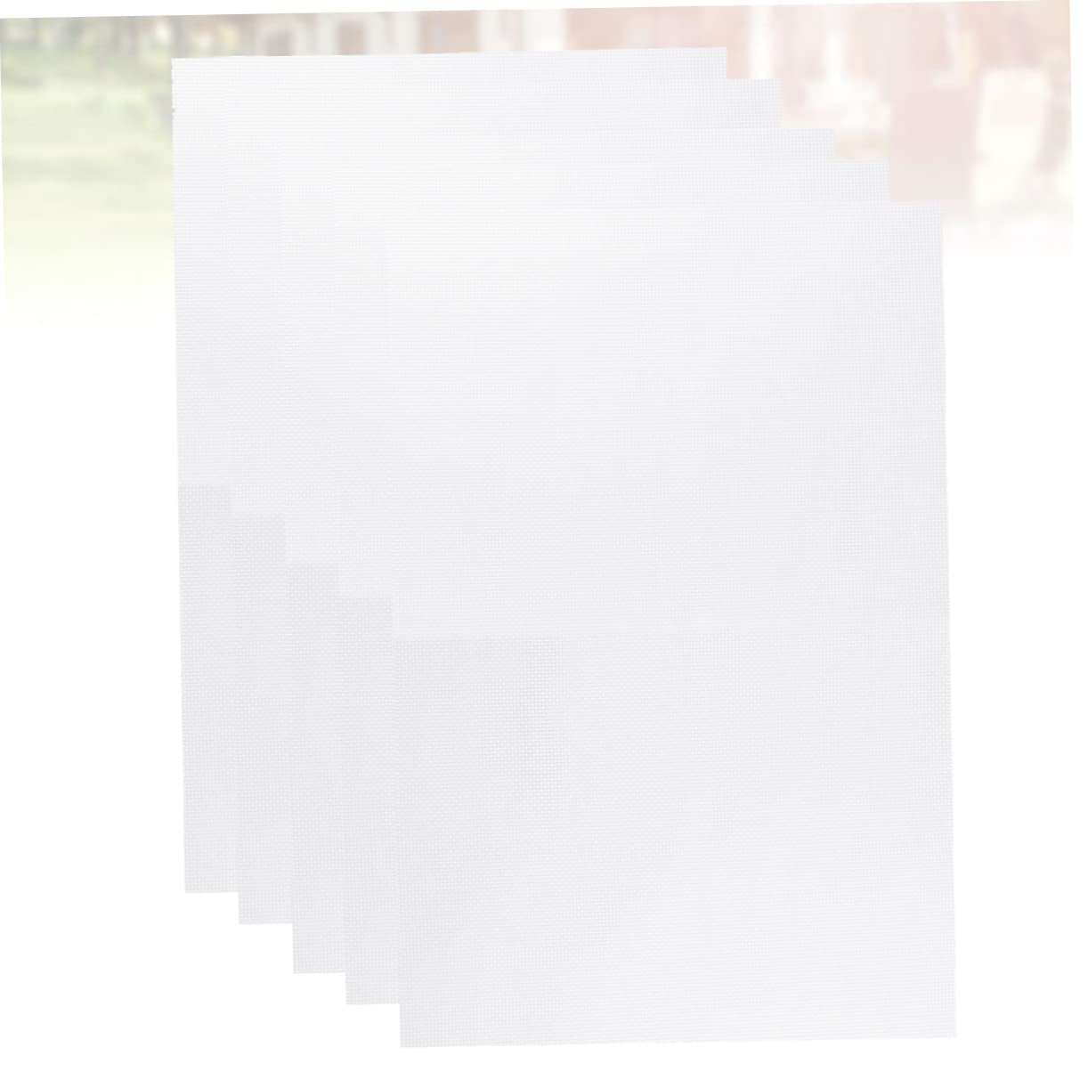 ULDIGI Embroidery Base Cloth Cross Stitch Fabric 11 Count White for DIY Needlework