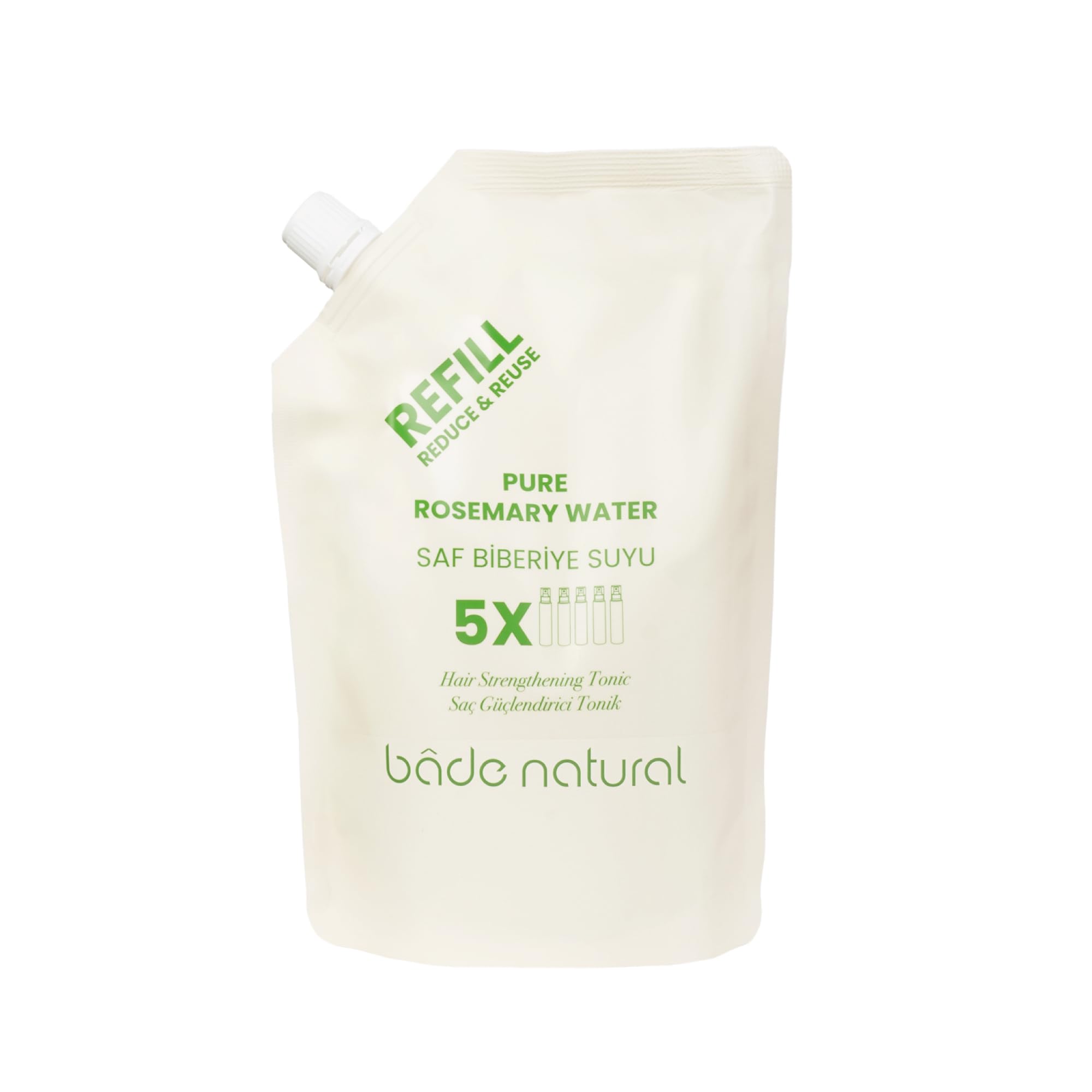Biberiye Suyu Güçlendirici Saç Toniği Refill Paket 500 ml