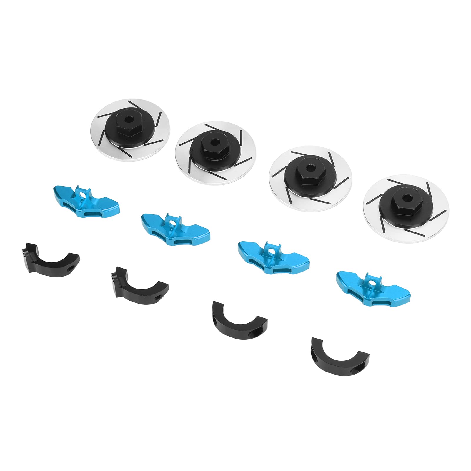 plplaaoo Adaptador Hexagonal de Rueda de Disco de Freno de Aluminio de 12 mm Piezas de Mejora de Alto Rendimiento para Coche CC02 CC 02 1/10 RC Aleación de Aluminio Ligera y Duradera (Azul)