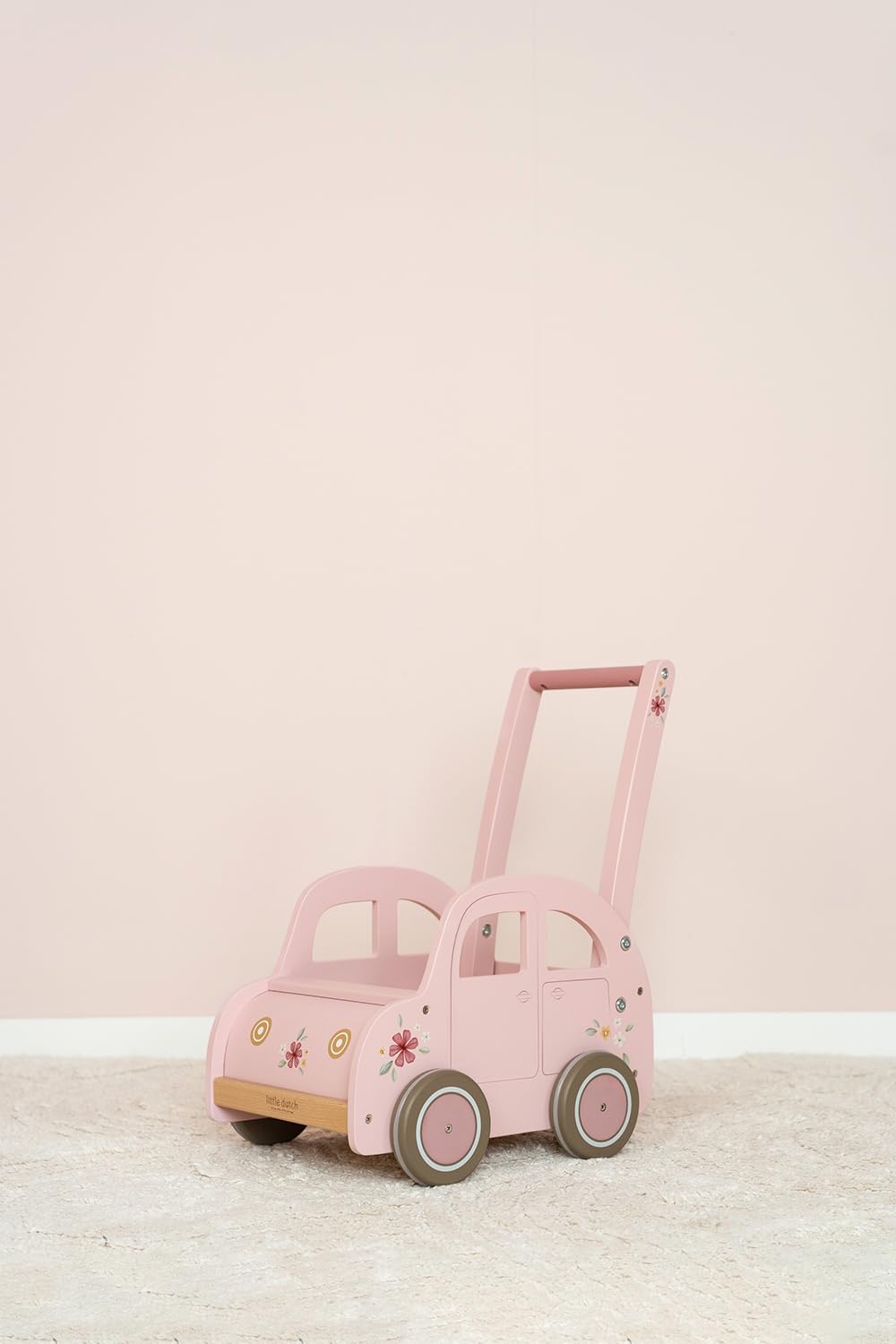 Little Dutch Laufwagen Schiebewagen Auto Holz Baby Kleinkind rosa - Fairy Garden