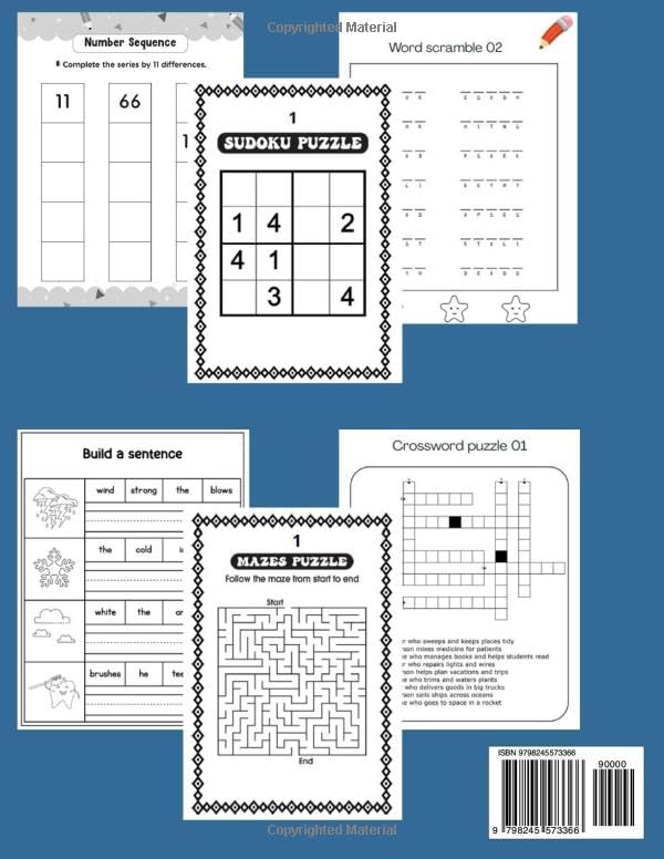 The Ultimate Activity Book for Smart Boys: Tricky Brain Teasers, Mind Games and Logic Puzzle Activities for Boys 7-12 image 3