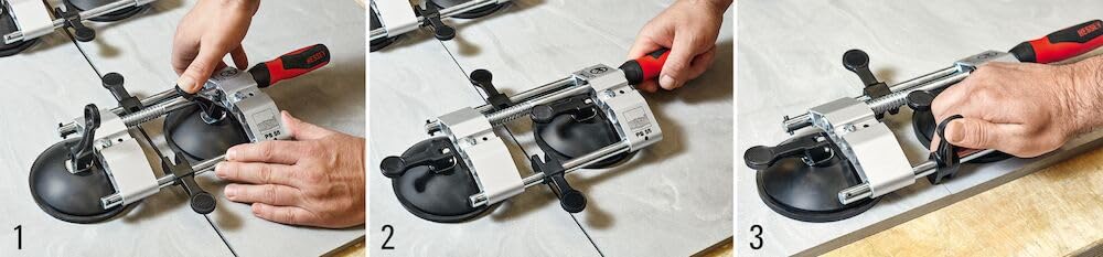 BESSEY Plattenspanner PS 55, Spannweite 10-55 mm, Breite 144 mm, Länge 363 mm, Gewicht 1,68 kg